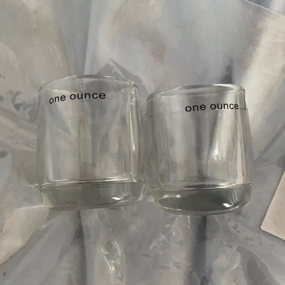 Starbucks one ounce glass espresso